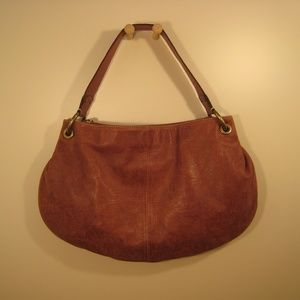 Sweet and Simple Tooled Leather Handbag
